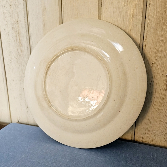 Vintage Plate with Flowering Tree Design - Picture 12 of 13